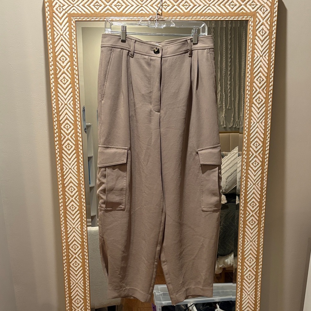 Aritzia Wilfred Taupe Trousers
